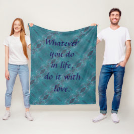 Couverture Polaire Faites-le avec Love Fleece Blanket