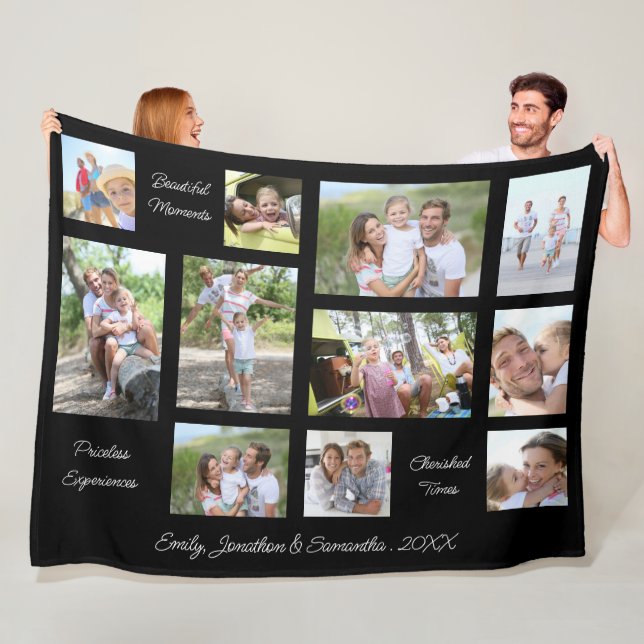 Couverture Polaire Famille 11 Photo Collage Citations scientifiques N (En situation)
