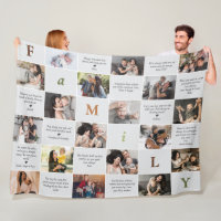 Famille 18- Collage de photos & 12 Messages person