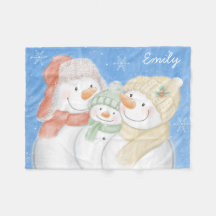 Famille de Neige mignonne
