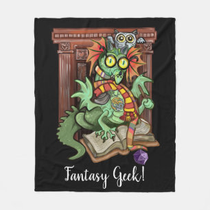 Couverture Polaire Fan Dragon "Geek Imaginaire !"