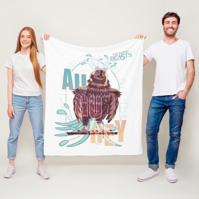 Couverture Polaire Fantastic Beasts Augurey (En situation)