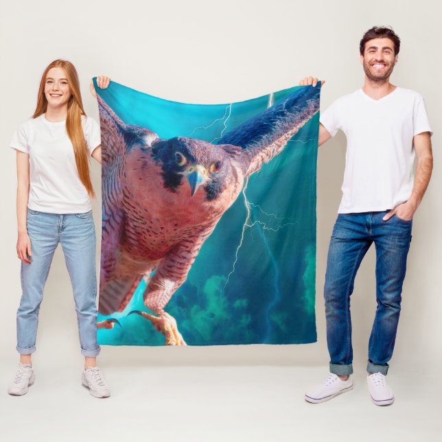 Couverture Polaire Faucon pèlerin AILES DE MERCURE (En situation)