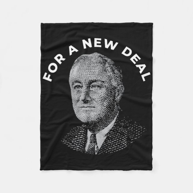 Couverture Polaire Fdr President Franklin Roosevelt New  (Devant)
