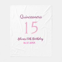 Fée rose 15e anniversaire simple moder quinceanera