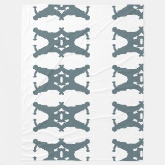 Couverture Polaire Feldenkrais Blanket - Motif Rolling En Gris