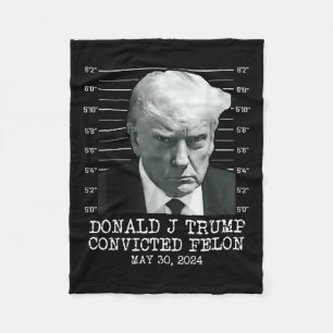 Couverture Polaire Felon Donald Trump Coupable De Le Verrouiller Dans