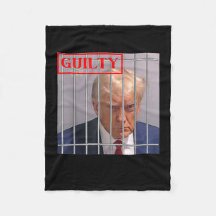 Couverture Polaire Felon Donald Trump Coupable De Le Verrouiller Dans
