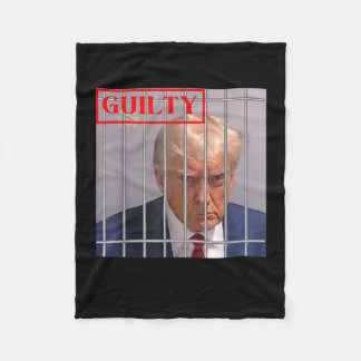 Couverture Polaire Felon Donald Trump Coupable De Le Verrouiller Dans