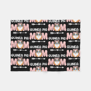 Couverture Polaire Femme Guinée Cochon Maman Drôle Rongeurs