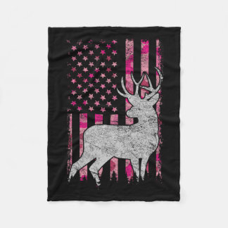 Couverture Polaire Femmes Filles Patriotique Pink Camo Usa Drapeau Ch