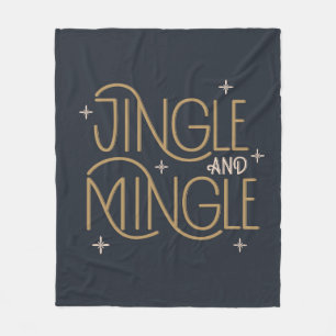 Couverture Polaire Festive Jingle et Mingle Holiday Design