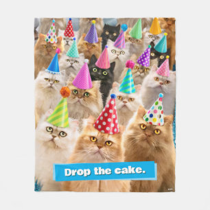 Couverture Polaire Fête de chats