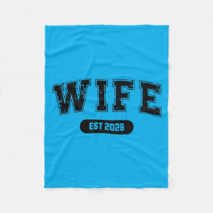 Couverture Polaire Fête de mariage de célibataire femme et mari Est 2