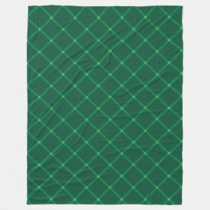 Couverture Polaire Fête de Noël traditionnel vert foncé