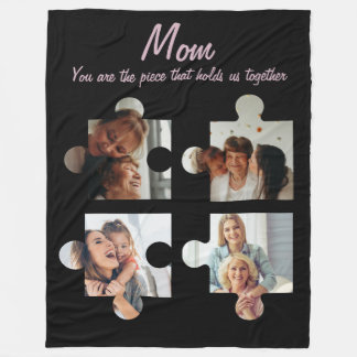 Couverture Polaire Fête des mères Cadeau personnalisé pour maman - 4 