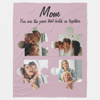 Couverture Polaire Fête des mères Cadeau personnalisé pour maman - 4 