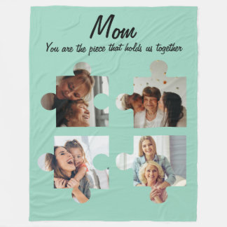 Couverture Polaire Fête des mères Cadeau personnalisé pour maman - 4 