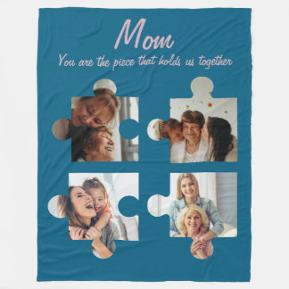Couverture Polaire Fête des mères Cadeau personnalisé pour maman - 4 