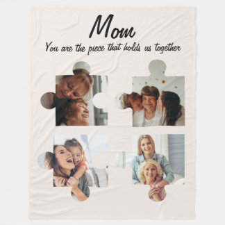 Couverture Polaire Fête des mères Cadeau personnalisé pour maman - 4 