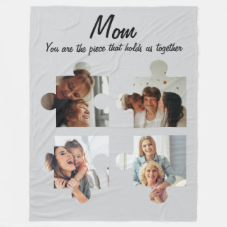 Couverture Polaire Fête des mères Cadeau personnalisé pour maman - 4 