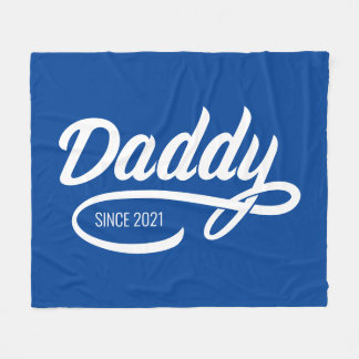 Couverture Polaire Fête des pères - Papa depuis...
