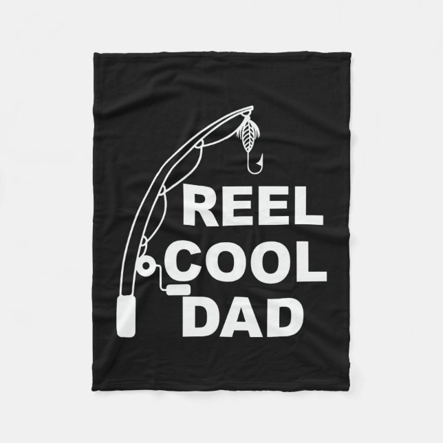 Couverture Polaire Fête des pères Reel Cool Papa (Devant)