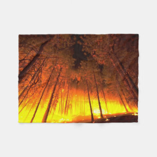 Couverture Polaire Feu de forêt