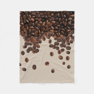 Couverture Polaire Fèves de café
