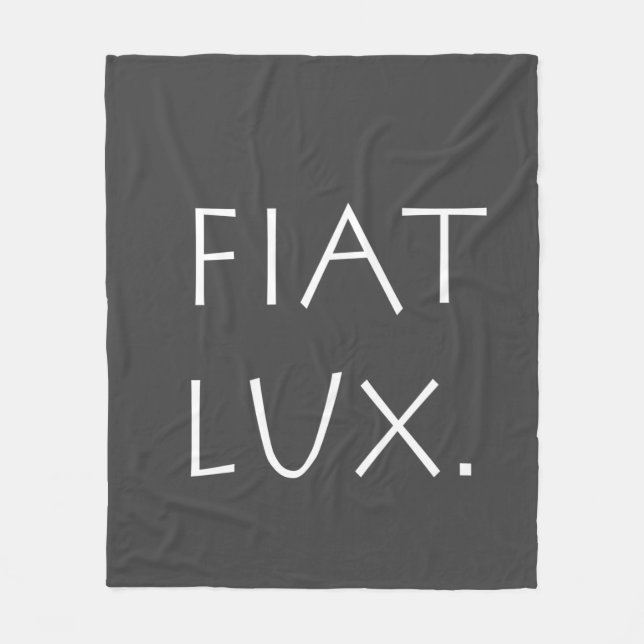 Couverture Polaire Fiat Lux (Devant)