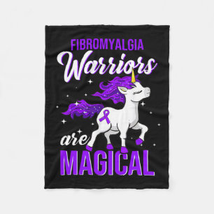 Couverture Polaire Fibromyalgie Guerrier de sensibilisation amusant U