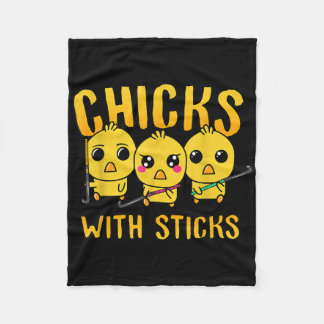 Couverture Polaire Field Hockey Chicks With Sticks Cute Field Hockey 