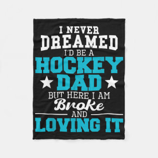 Couverture Polaire Field Hockey Dad - Funny Field Hockey Player Hocke