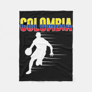 Couverture Polaire Fier Colombia Sketll Fans Jersey Colombien Drapeau