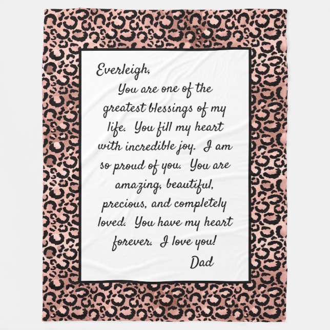 Couverture Polaire Fier de toi (Devant)