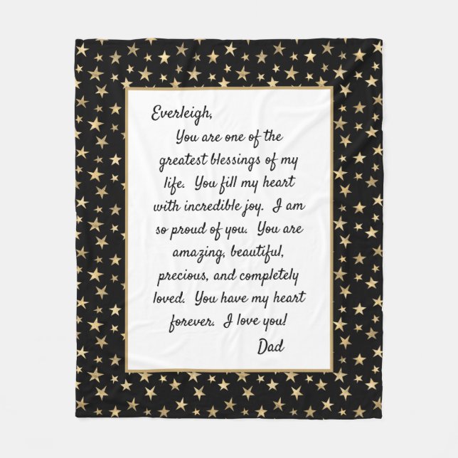 Couverture Polaire Fier de toi (Devant)