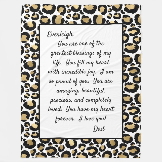 Couverture Polaire Fier de toi (Devant)