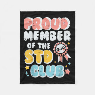Couverture Polaire Fier Inapproprié Membre Du Club Humour Blague Homm