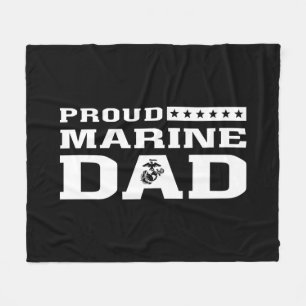 Couverture Polaire Fier Marine Papa