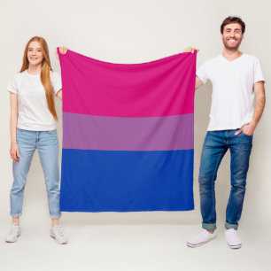 Couverture Polaire Fierté bisexuelle