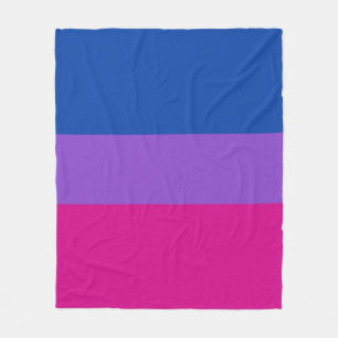 Couverture Polaire Fierté bisexuelle, Gras, FIERTÉ LGBTQ