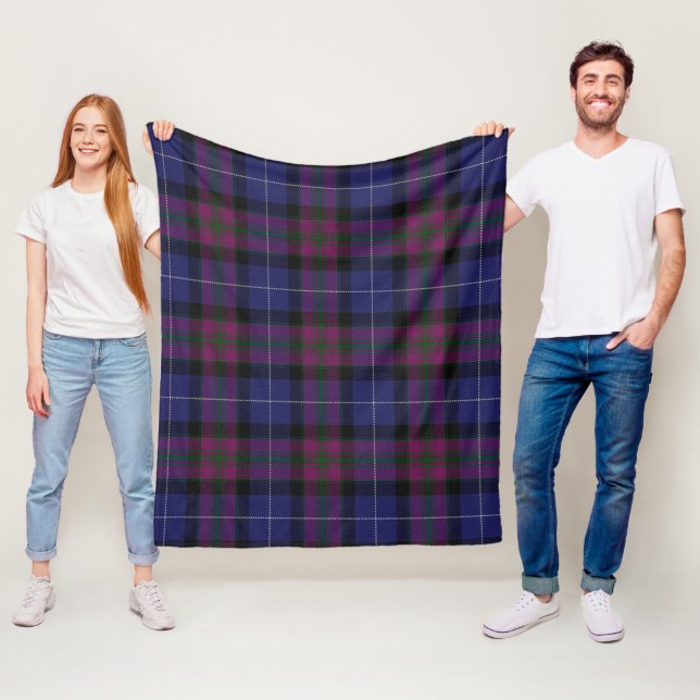 Couverture Polaire Fierté D'Ecosse Plaid (En situation)