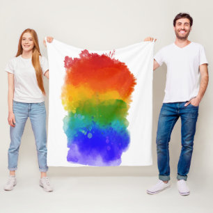 Couverture Polaire Fierté moderne de SlipperyJoe éclaboussure d'énerg