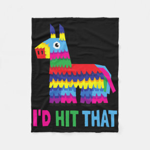 Couverture Polaire Fiesta mexicaine Je frappais ce drôle de pinata pa