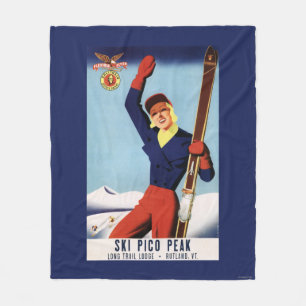 Couverture Polaire Fille flexible de ski de Pin- d'insecte