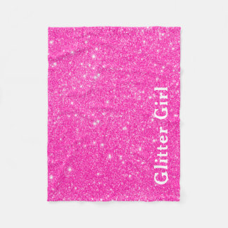 Couverture Polaire Fille Pailletée Rose Chaud Montre Ton Glamour Étin