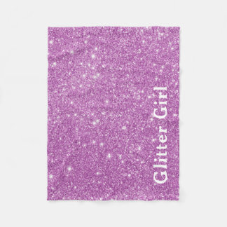 Couverture Polaire Fille Pailletée Rose Montre Ton Charme Étincelant