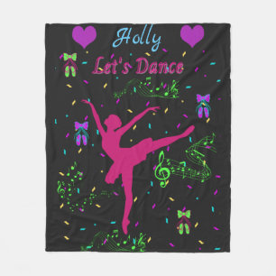 Couverture Polaire Filles Danse Notes musicales