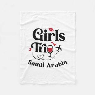 Couverture Polaire Filles de vin mignonnes Voyage en Arabie Saoudite