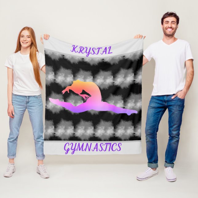 Couverture Polaire Filles Gymnastique Blanche polaire (En situation)